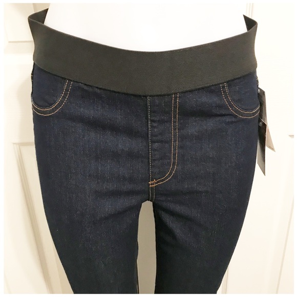 NWT Karen Kane, Denim Stretchy Waistband Legging Jeans, Size 10 - Picture 7 of 13